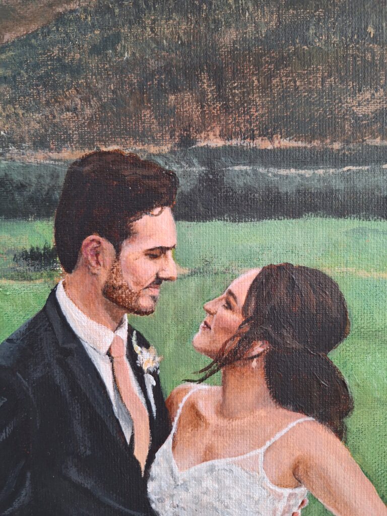 A & J - details of their faces