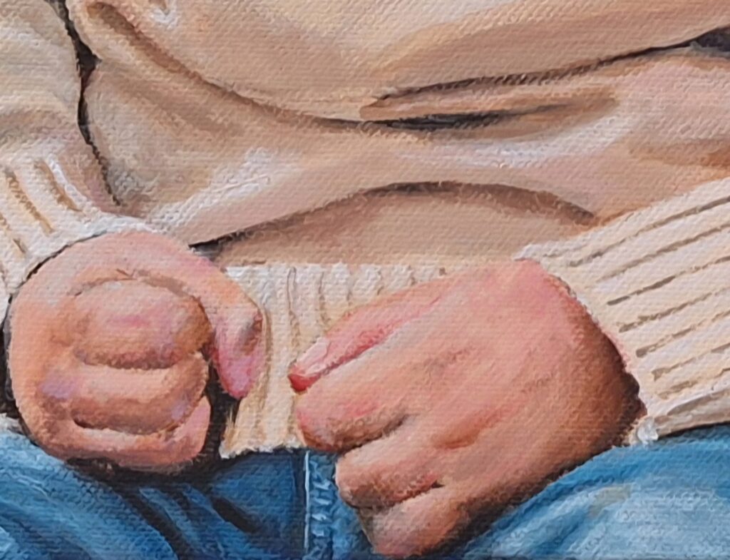 L & L - Details of the youngest brother's hands