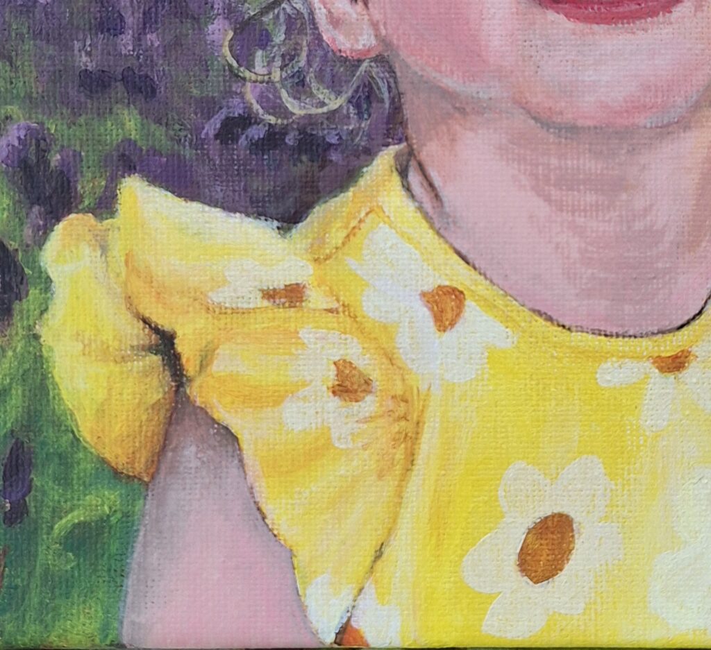 Ma Belle Fleur - Detail of the dress sleeve