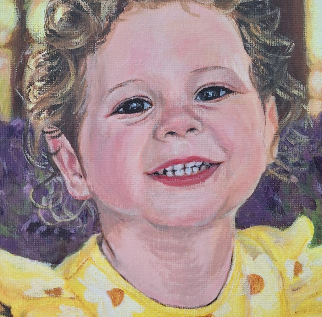 Ma Belle Fleur - Details of her face