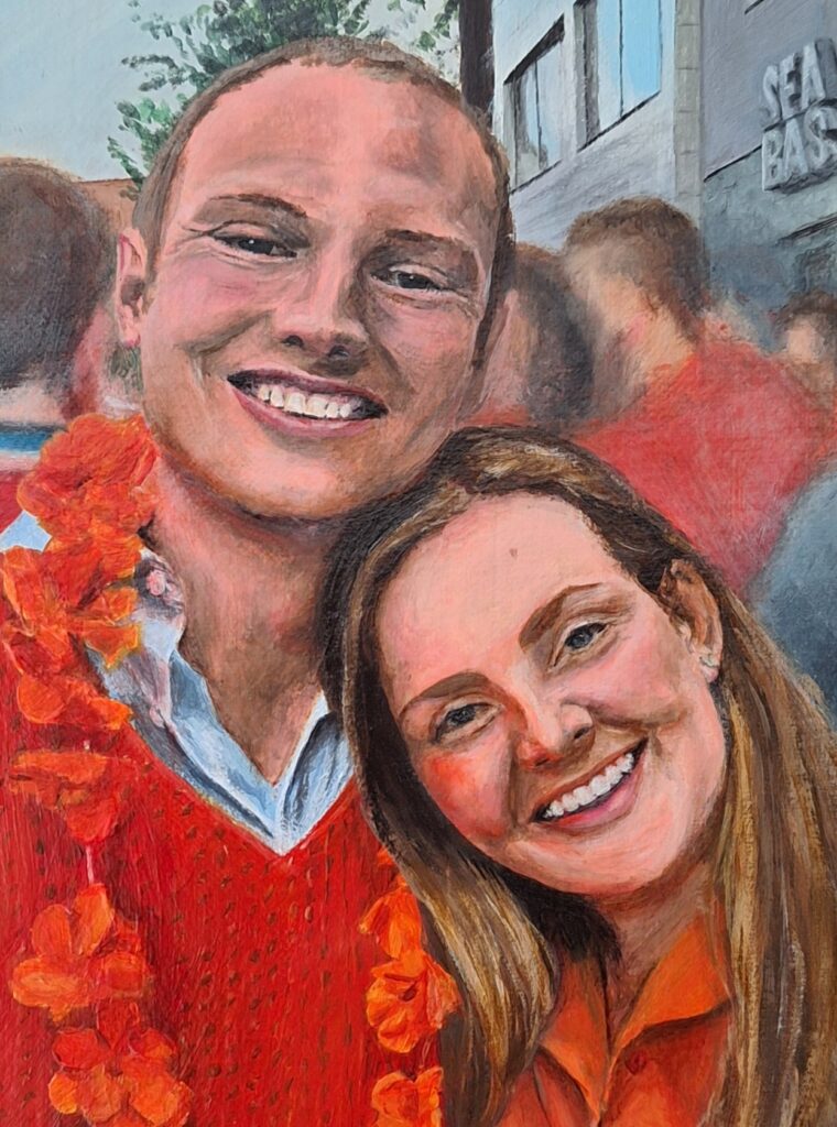 Koningsdag- detail faces